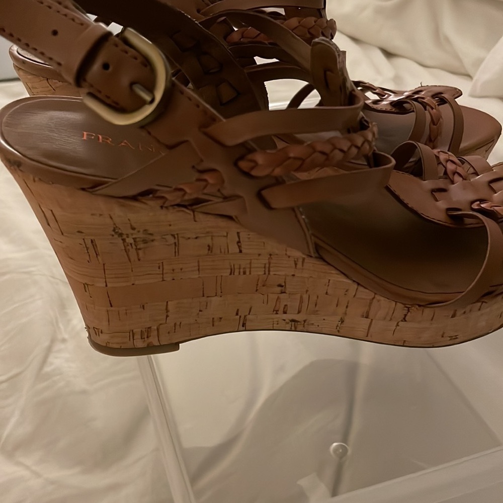 Franco Sarto cork wedges